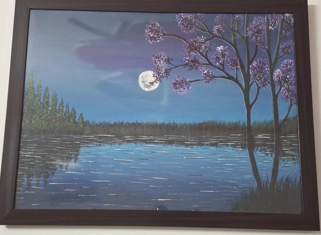 Acrylic On Canvas by Elakshi 10-D.